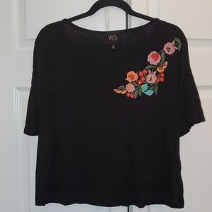 Embroidered top